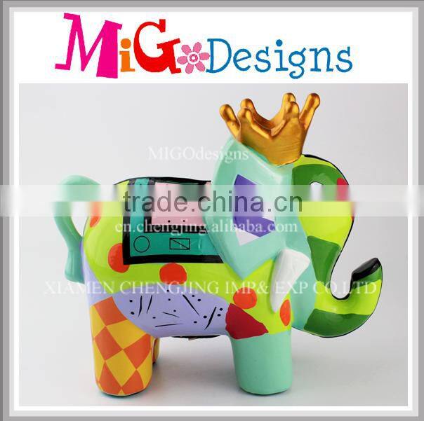 Novelty Elephant Shape PVC Money Box OEM Factory Produce