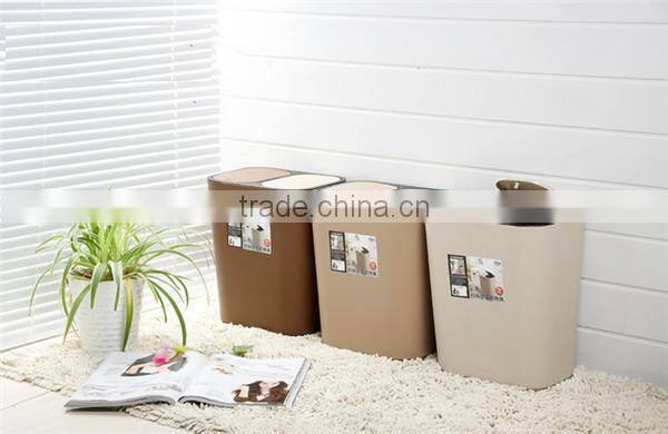 PP Trash Can Suzhou New way Eight Shape Plastic pp trash can