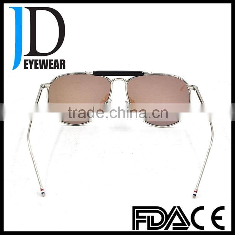 Germany fashion design women metal sunglasses.