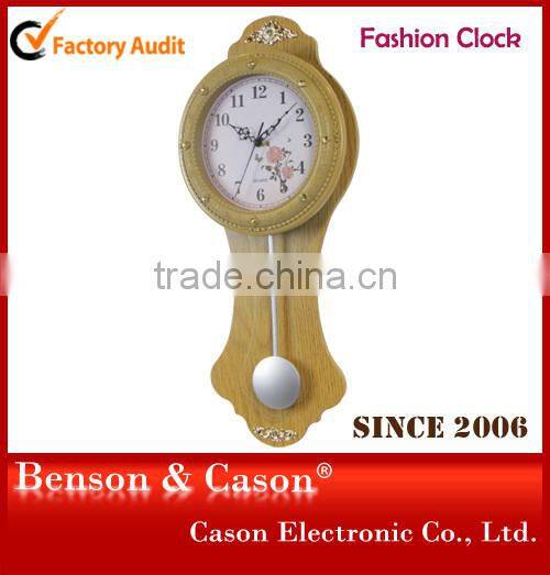 Cason 2015 Pendulum Wooden Wall Clock