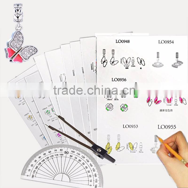 Hot Sale silver Ring Fancy Yellow Enamel Color Butterfly Custom Logo Silver 925 Cheap Rings