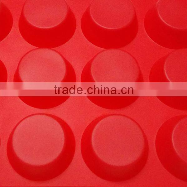 food grade 12 cups Silicone muffin pan Silicone muffin cake pan cake tray