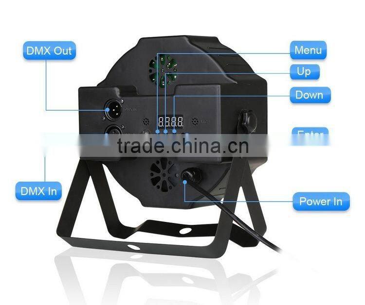 Good Quality Blizzard Stage DJ Lighting BAM Par 36pcs 3W RGB LED Slim Mega Flat Par Can With Plastic Housing