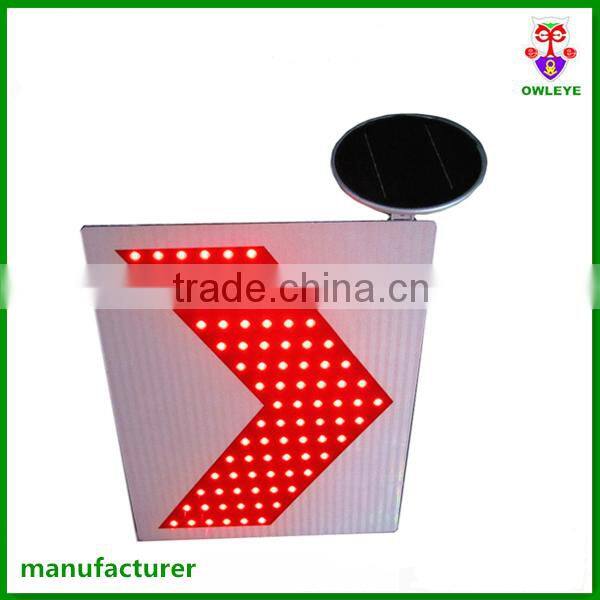 Solar Led Security Warning Signal Light,Solar Traffic LED Arrow board