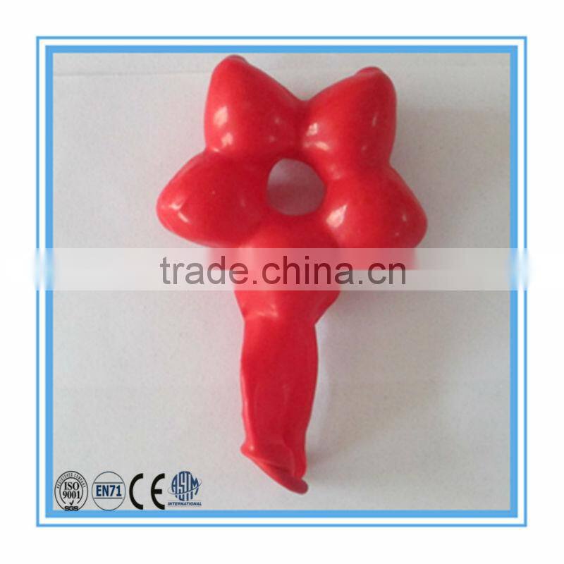 Red flower shape baloon
