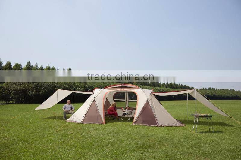 2016 new design waterproof 4-5 person camping tent
