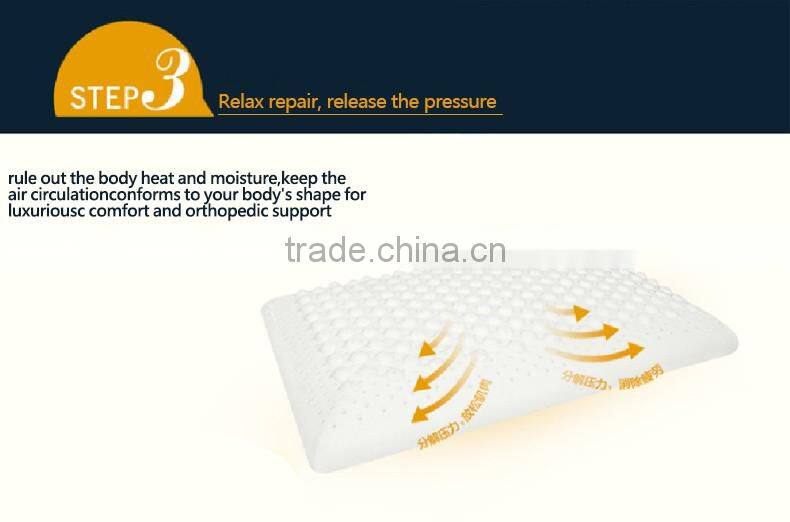 Wholesale Comfortable and Relaxed Particle Neck Latex Massage Pillow