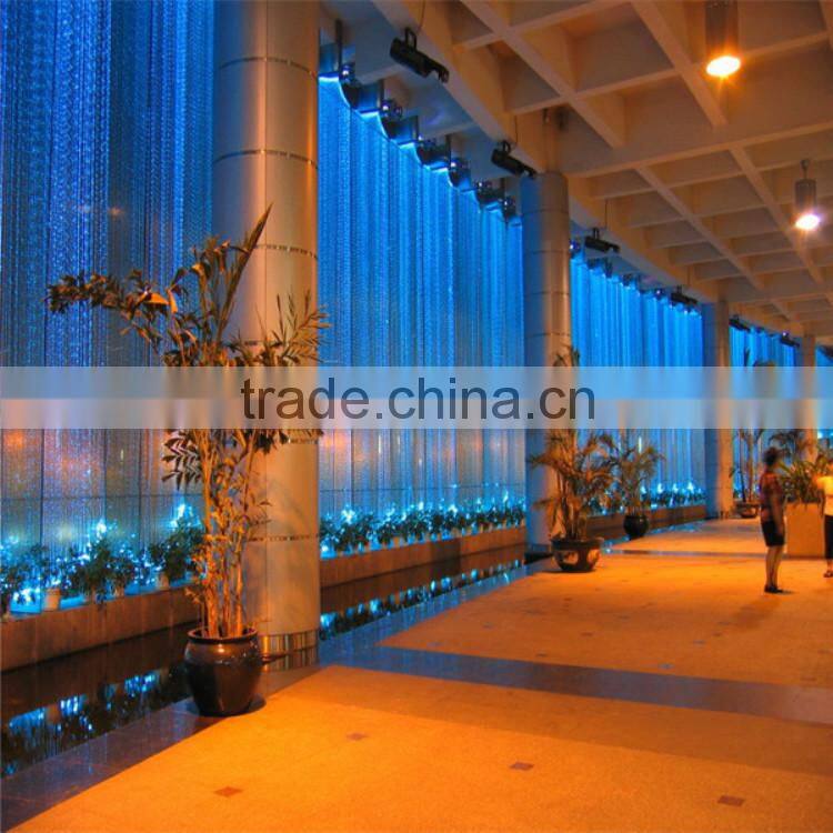 side & end glow fiber optic material parts for chandelier