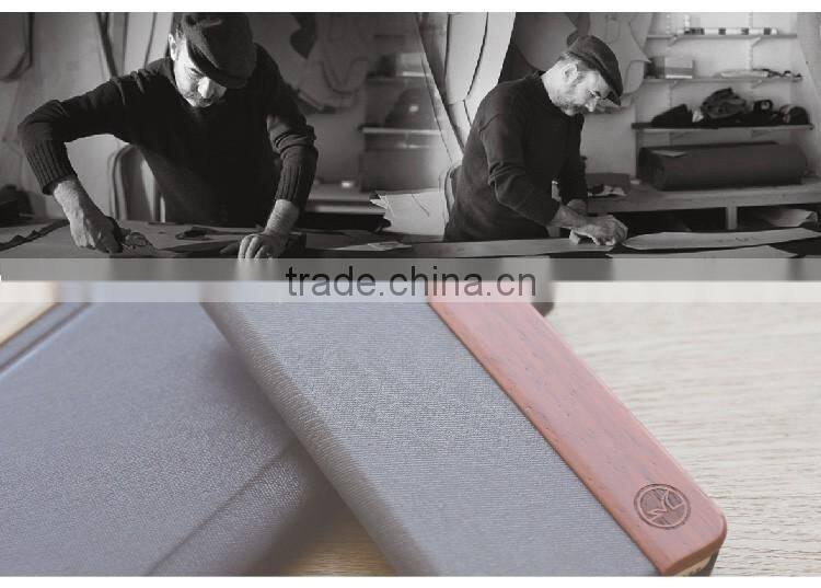 Luxury Flip Leather Case for iPhone 6S,Mobile Accessories Leather Flip Case for iPhone 6, Wooden Stand Phone Cover for iPhone