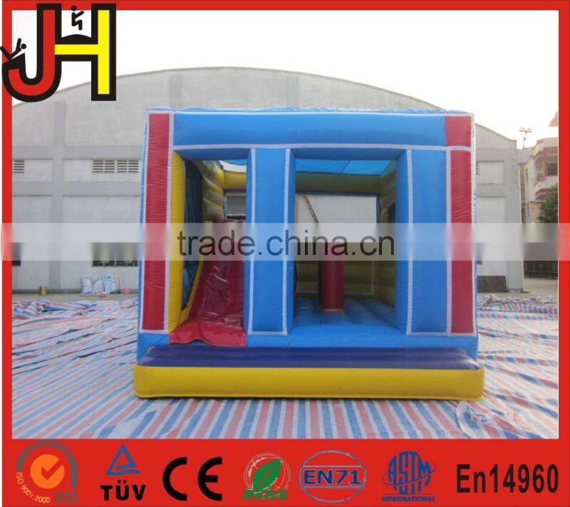 Plato PVC tarpaulin inflatable bounce house with blower, inflatable houses for sale