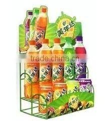 2016 trending products 4 tiers retail water bottle display rack