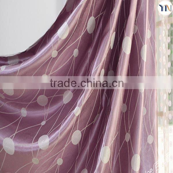 geometrical jacquard blackout fabric for homecurtain, European style curtain, interior decoration fabric