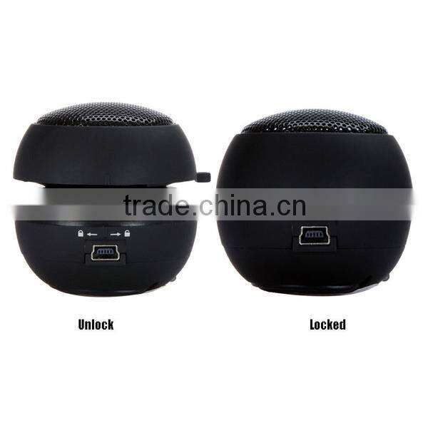 Mini Portable 3.5mm Hamburger Speaker