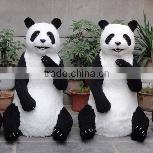furry lifelike realistic no stuffing giant plush panda animal model