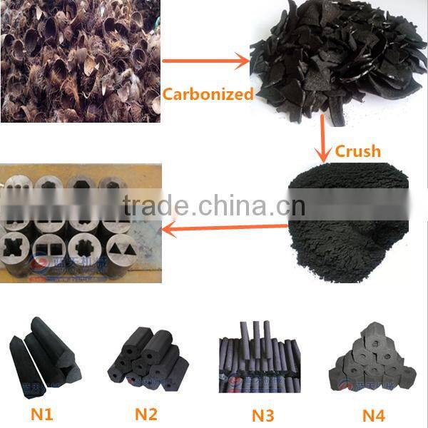 Advanced Technology Coconut Charcoal Briquettes Extruder Machine
