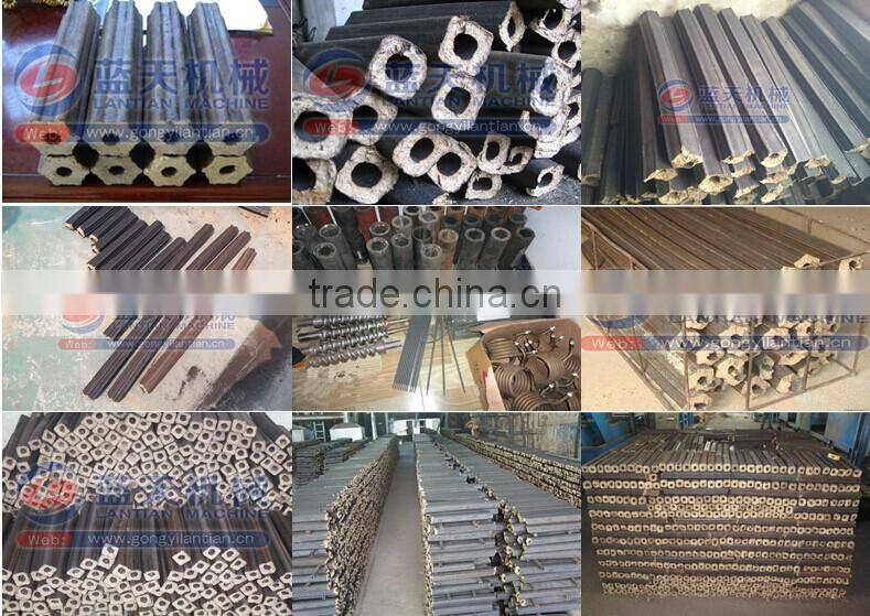 Suprerior quality with different shapes agriculture wastes charcoal briquette machine