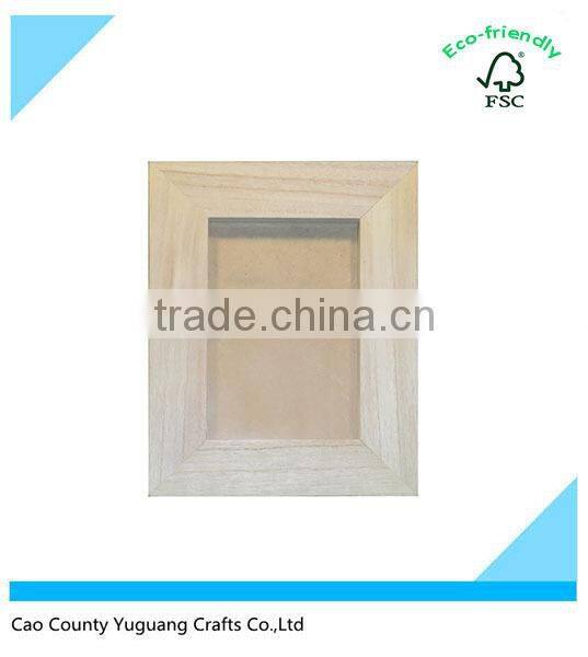 Custom Wood Stand Back Photo Frame