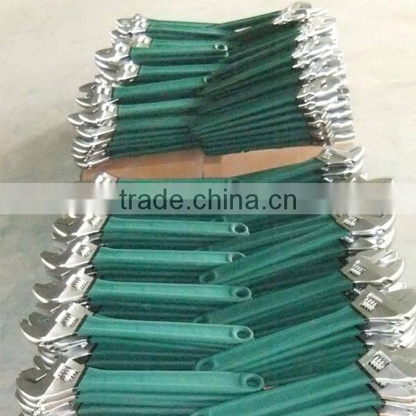 Adjustable wrench with chromed plated