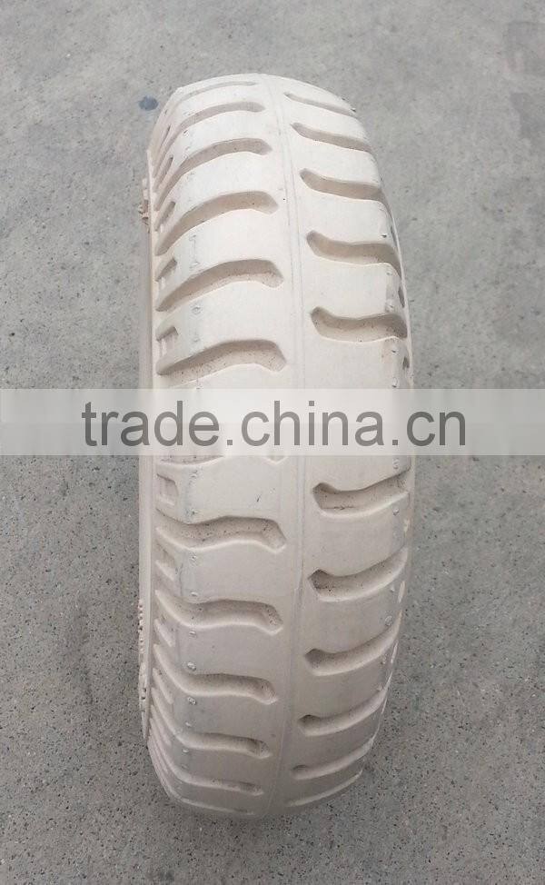 small wheels 300-5/2.15 for trailers rubber tire bearing wheel 300-5/2.15 with deep groove pattern