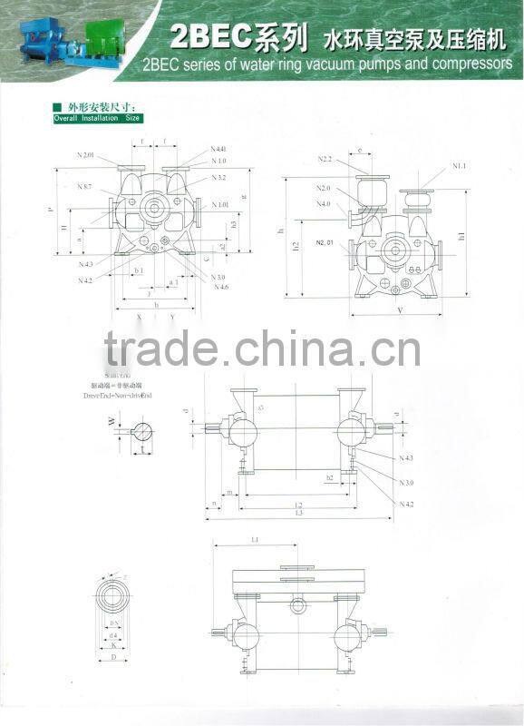 2BEC series water ring vacuum pumps and compressors