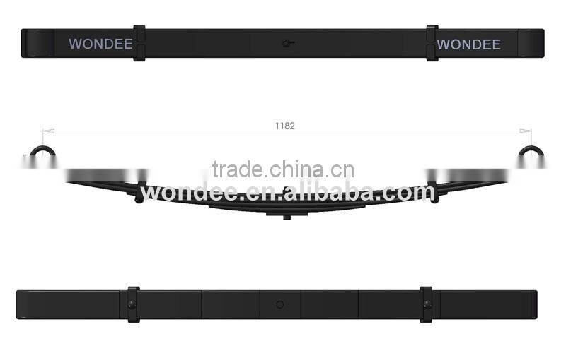 70x11 Double Eye Korea Market OEM DAEWOO Leaf Spring