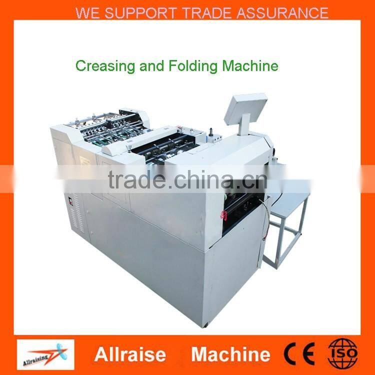 Alibaba High Quality Automatic Paper Creasing and Folding Machine for Photo paper , Book Cover