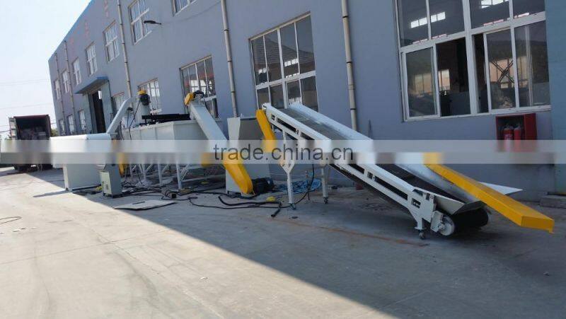plastic PET bottle washing and cleaning machine line