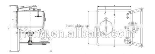 Stainless Steel emulsification tank/Emulsifier