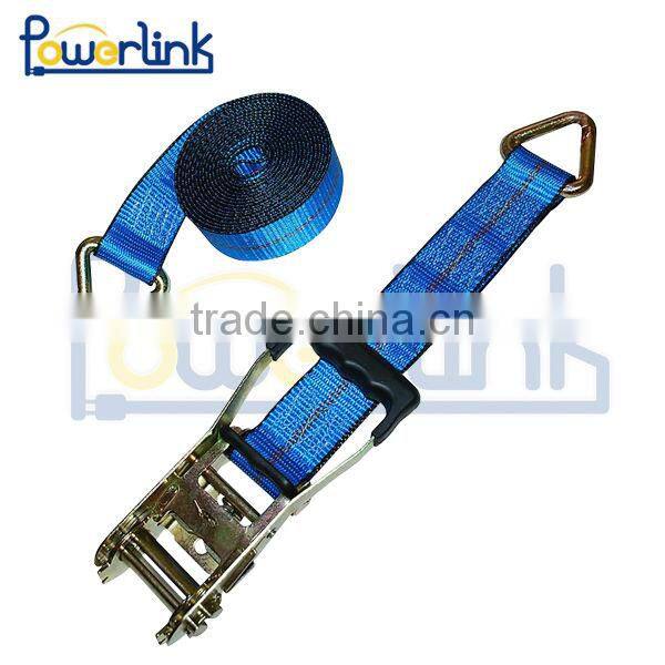 H70197 2 Inch x 27 ft. Heavy Duty Ratchet Tie Down Strap Up To 10000 lbs. With Dual J-Hook