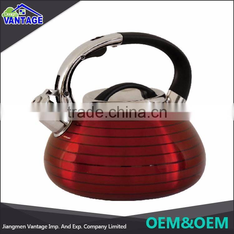 1.5/2.0/2.5/3.0/3.5/4.0L Eco-friendly Stainless Steel Whistling Water Kettle