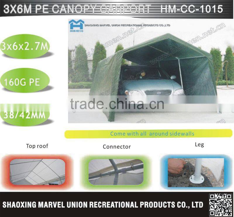 Green mobile canopy carports