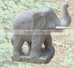 Tall Elephant Animal Stone Statue
