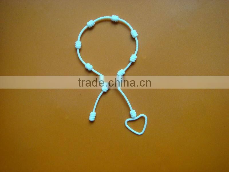 Hot Selling Heart Shaped silicone Bracelet
