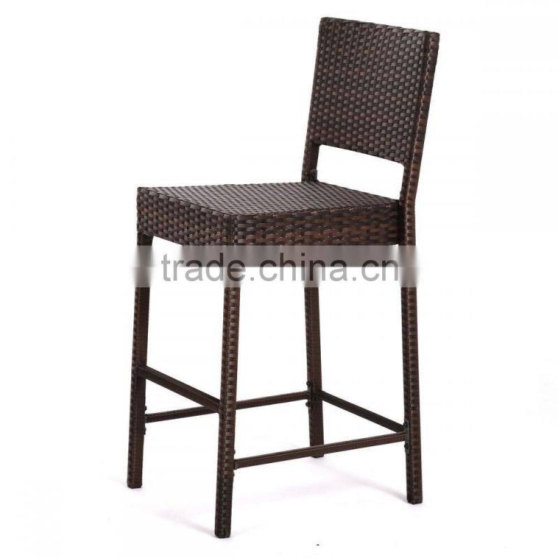 2 Pcs Outdoor All Weather Brown Wicker Chairs
