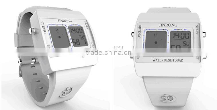 Fashion Business Men Watch, Hot Stylish Mens Watch, Dual Display Wrist Watch With Clock Alarm