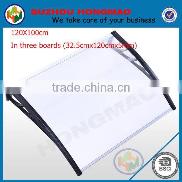 Hot Sale Europe DIY polycarbonate awning bracket, door canopy or sun rain canopy,Awning
