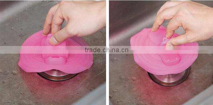 Hippo Shaped Silicone Floor Drain Ground Leakage Sink Stopper