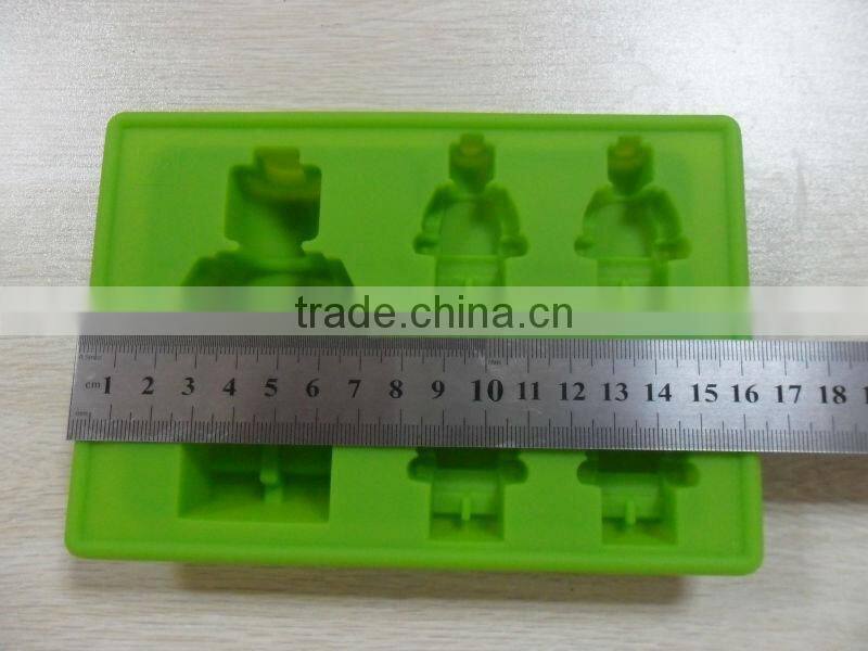Brick Ice Cube Tray Silicone Mould Build Fun Ice Bricks Party Chocolate