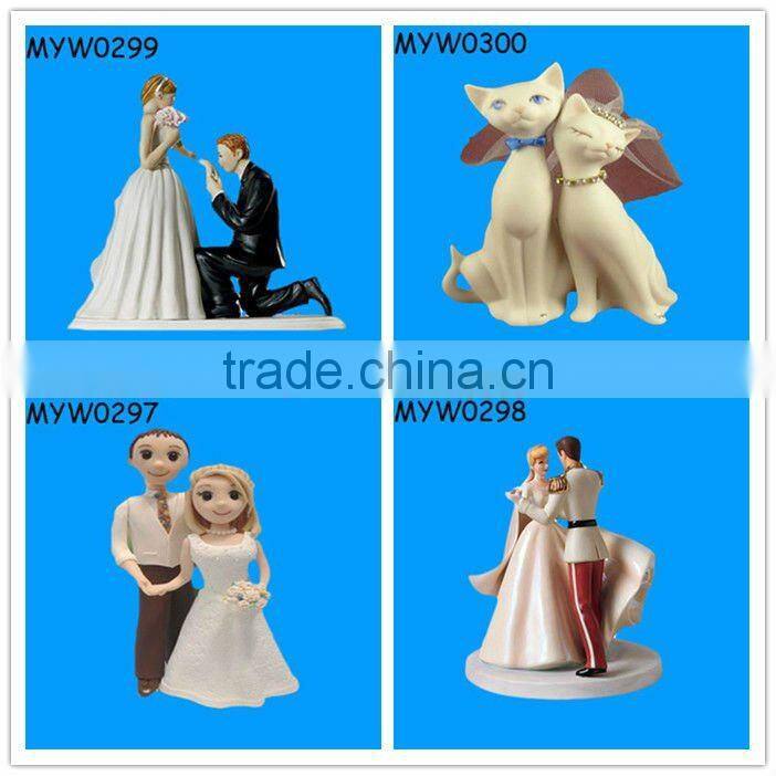 ceramic cinderella cake decor