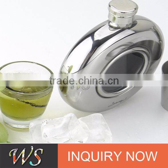 WSJJYY033stainless steel wine pot sets stainless steel hip flask/ liquor flask /drink pot