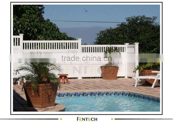 Practical High Technology Professional Closed PVC Privacy Fence