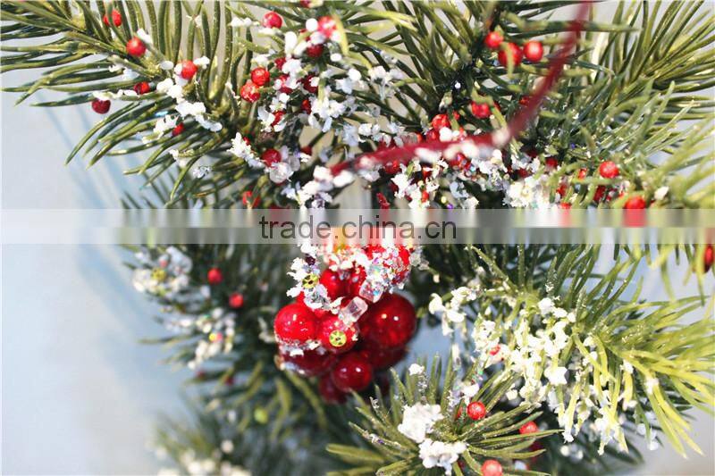 dry tree branch LGH15-15 red fruit pinecone tree branch party festival ornament