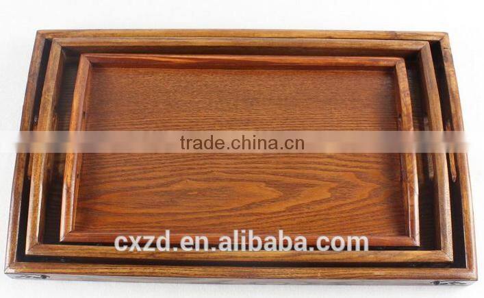 factory price high quality wooden tray