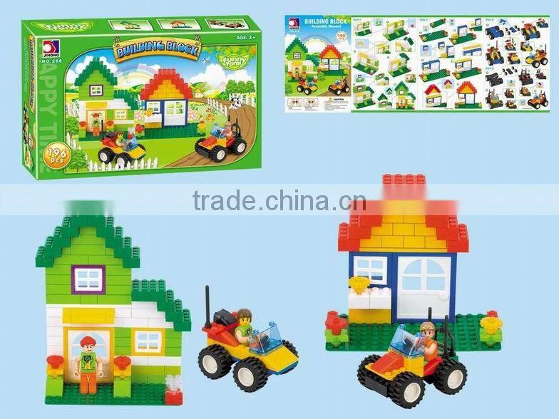 plastic toy building block kit