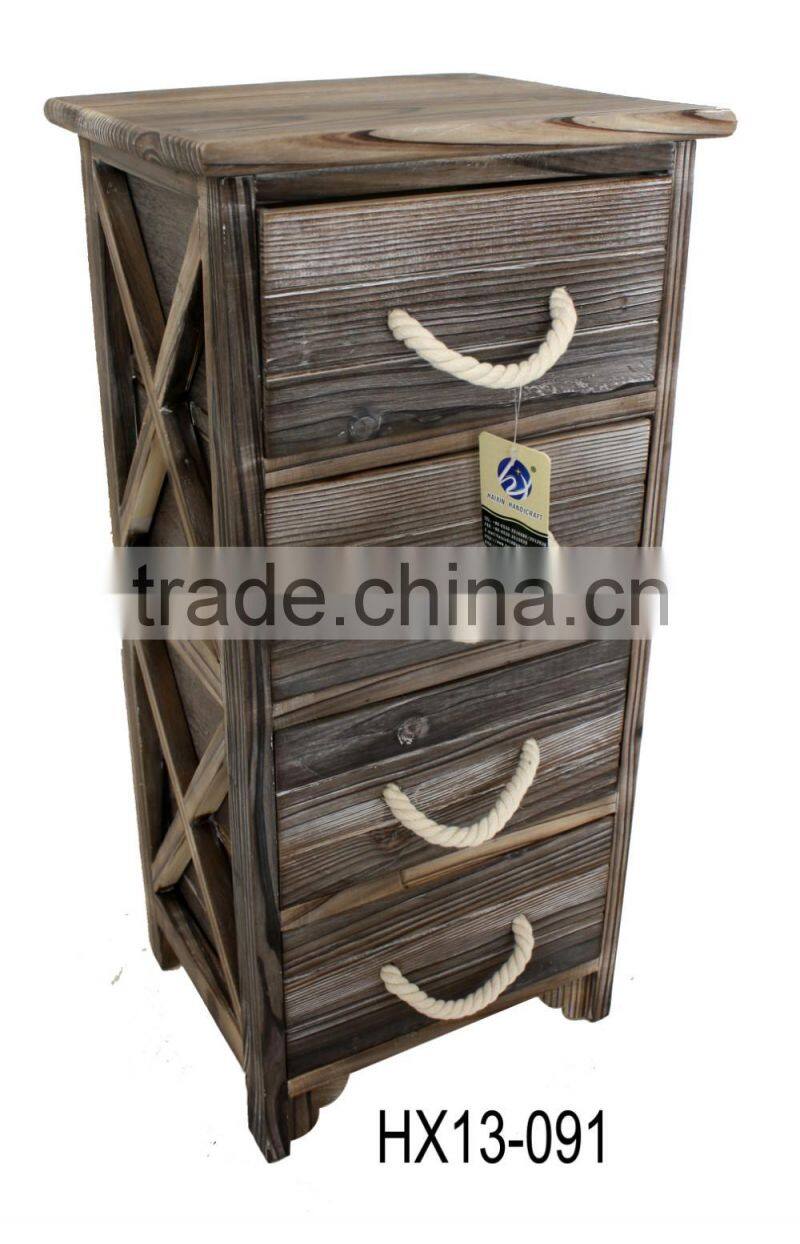 rustic furniture drawer cabinet unfinished wood furniture wholesale