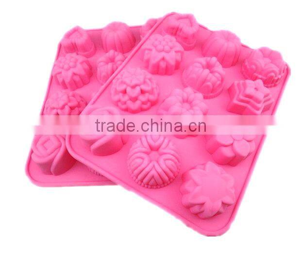 food grade flower shape silicone cupcake mold flower silicone muffin mold silicone baking molds