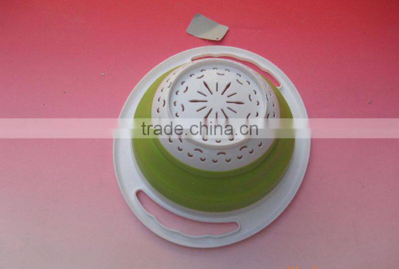 silicone washing mesh foldable basket