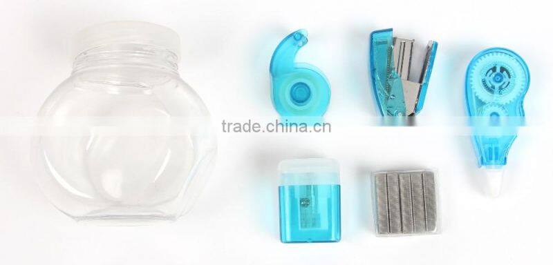 Mini Colorful Office Stationery Set In Pot