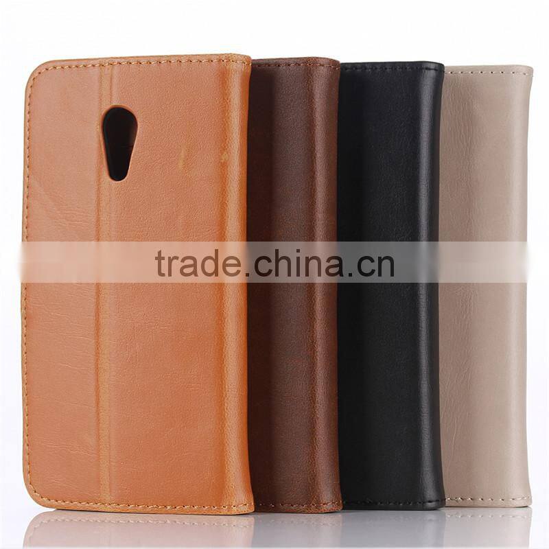High quality crazy-horse PU card bumper/pocket cell phone case for Motorola