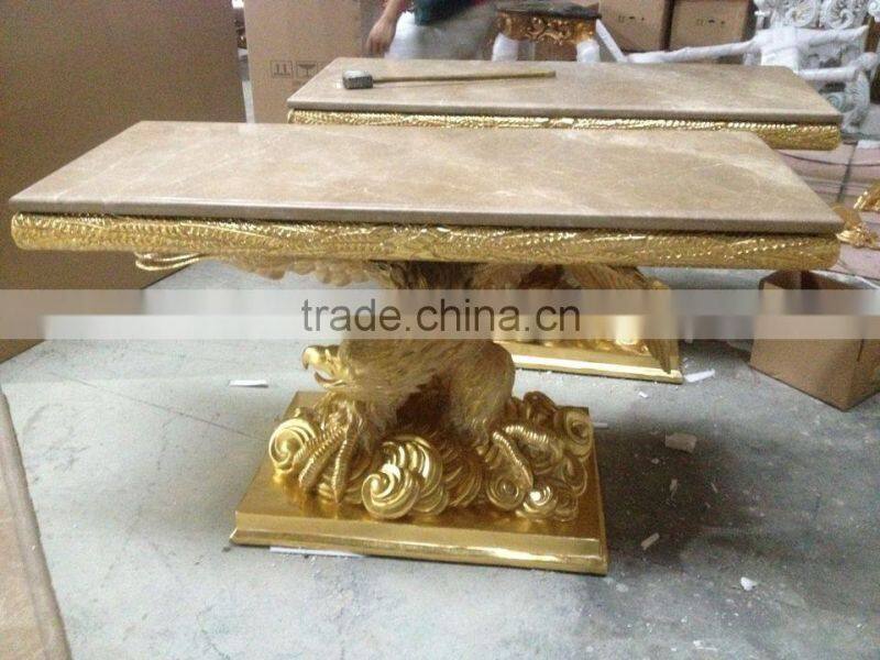 Victorian Reproduction Furniture Carved Eagle Console For Living Room Display